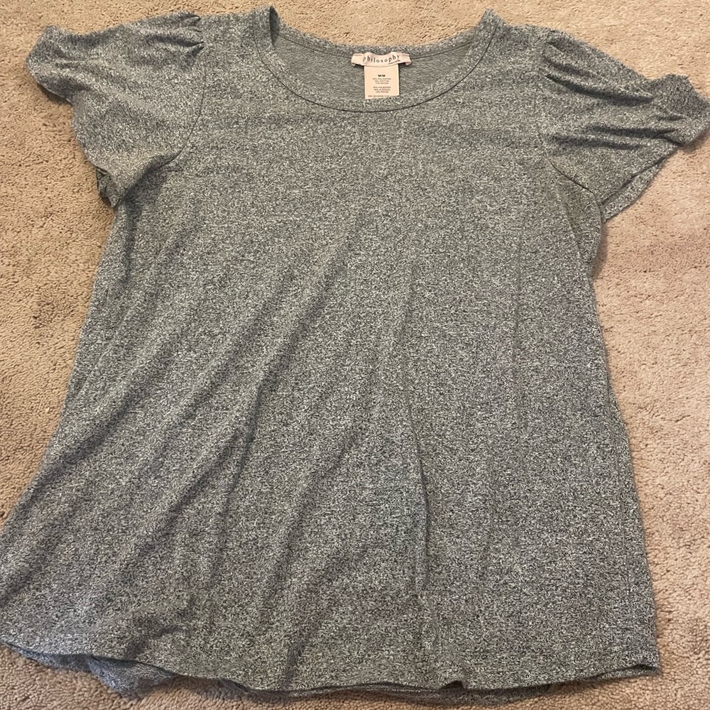 Gray shirt